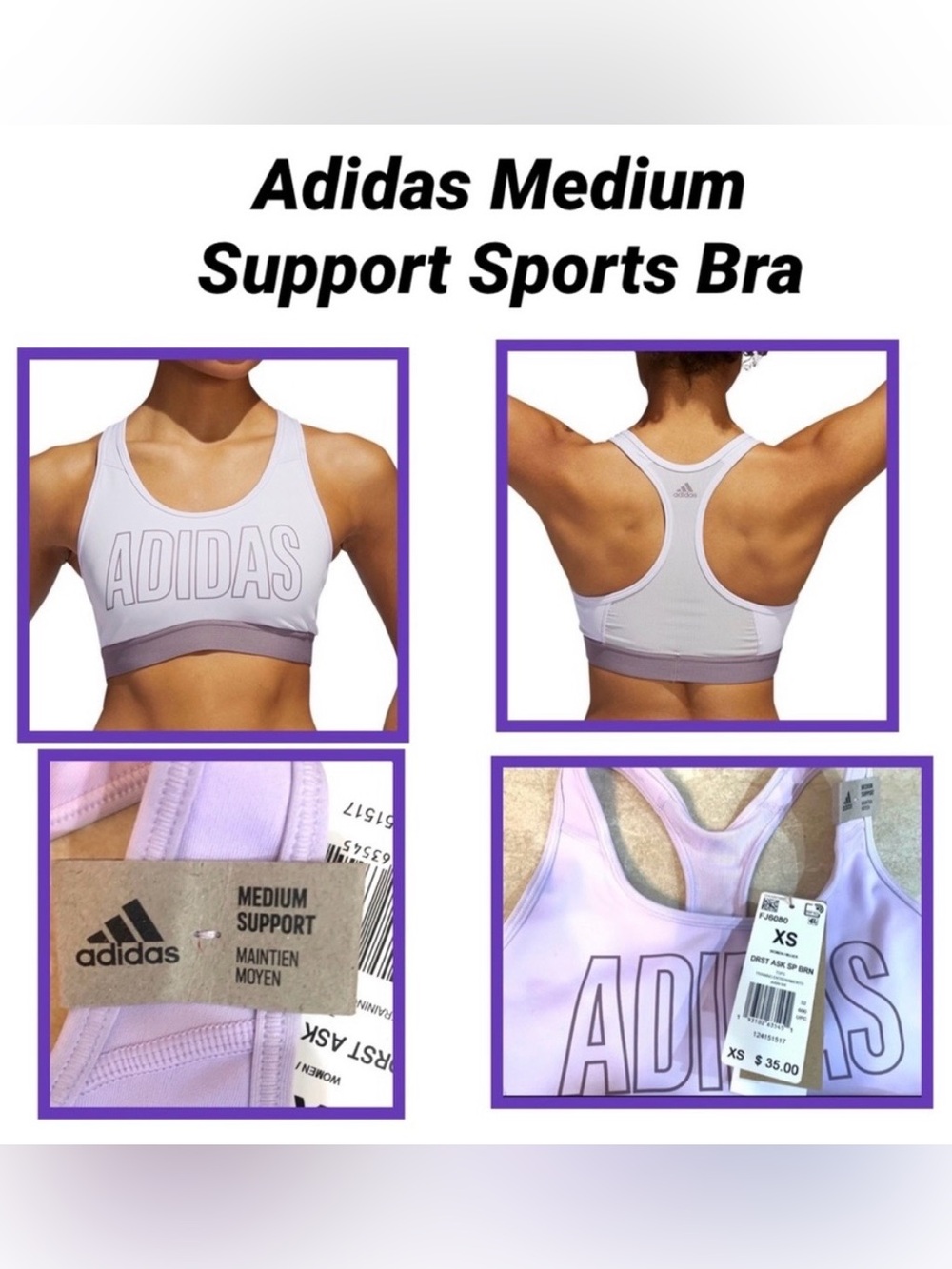 Adidas Medium Support Sports Bra